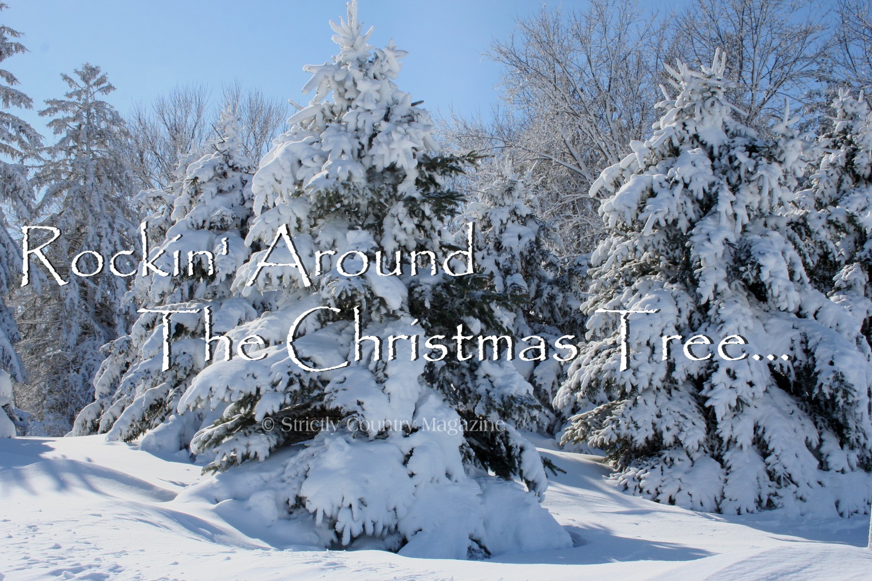 Strictly Country Magazine copyright Brenda Lee Rockin' Around The Christmas Tree title