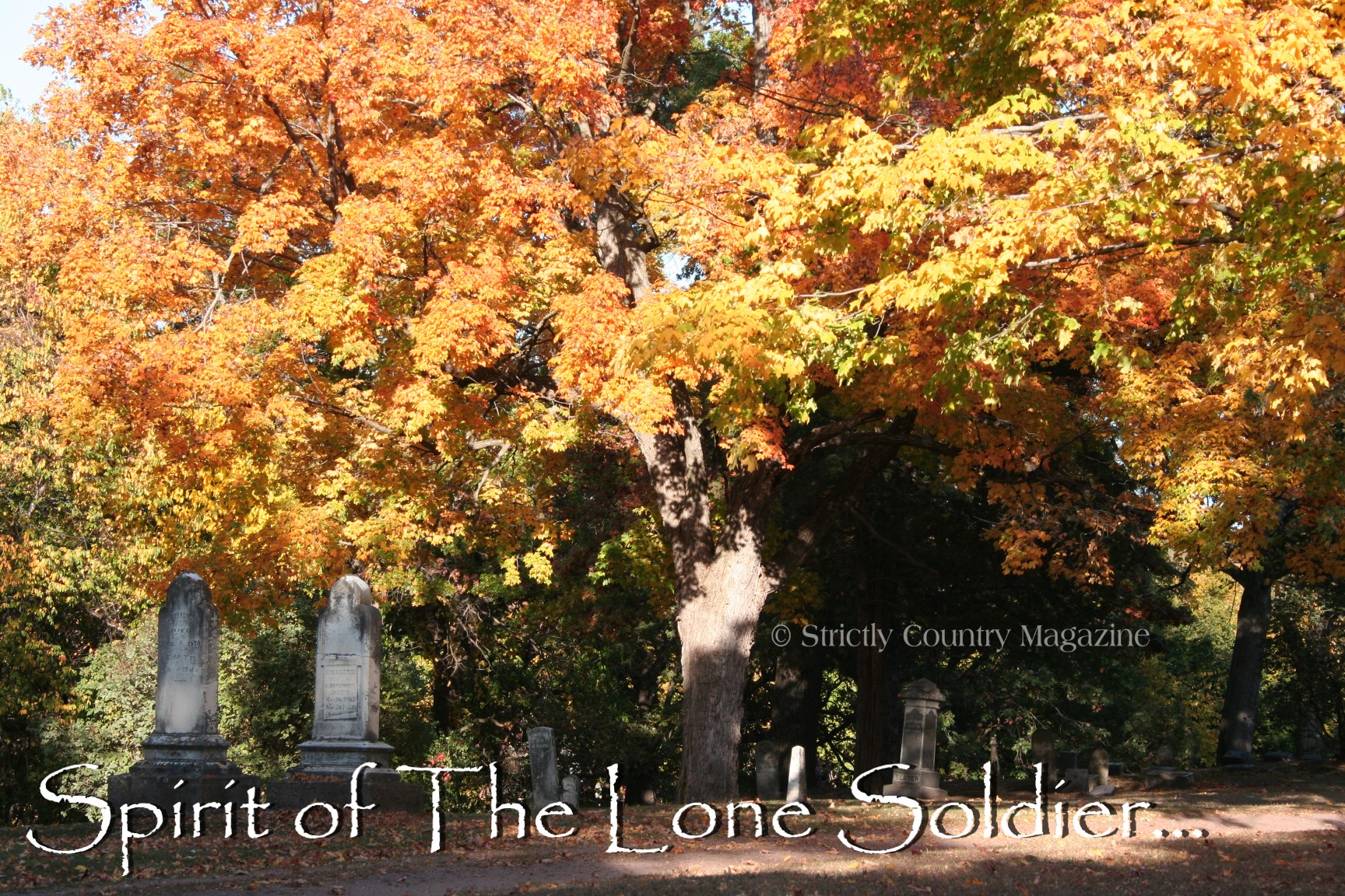 Strictly Country Magazine copyright Mark Brinkman The Spirit of The Lone Soldier header
