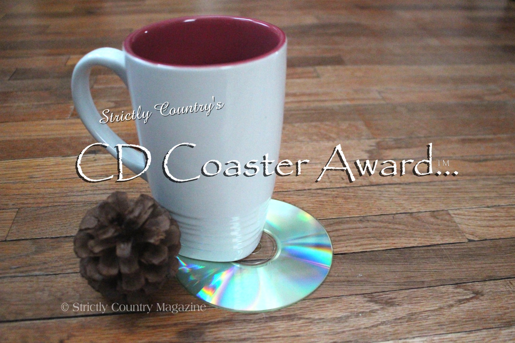 Strictly Country Magazine copyright CD Coaster Award official logo TM
