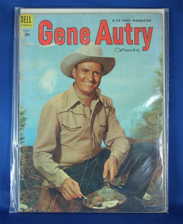 Gene Autry - Dell comic March 1954