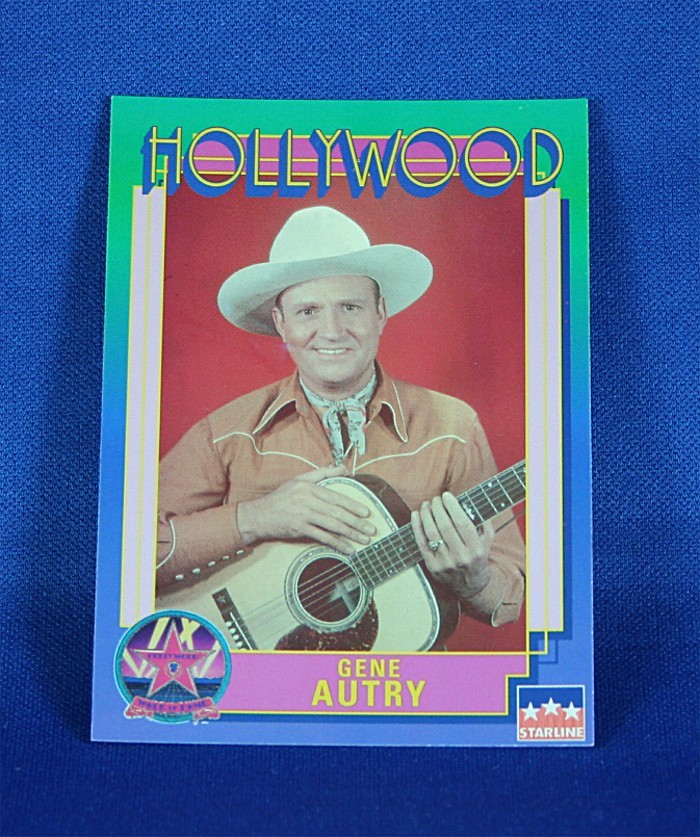 Gene Autry - Hollywood Walk of Fame trading card # 79