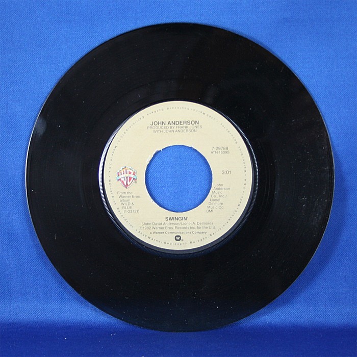 John Anderson - 45 LP "Swingin'" & "A Honky Tonk Saturday Night"