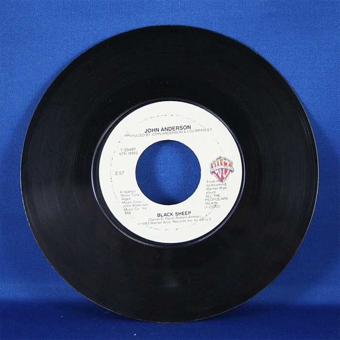 John Anderson - 45 LP "Black Sheep" & "Call On Me"