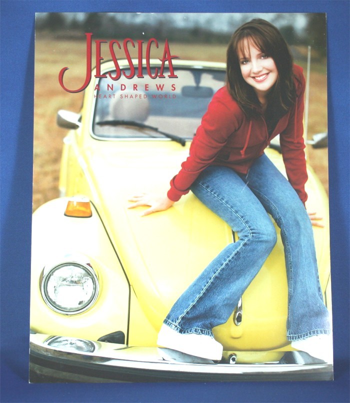Jessica Andrews - 8x10 color photograph sitting on a VW Bug