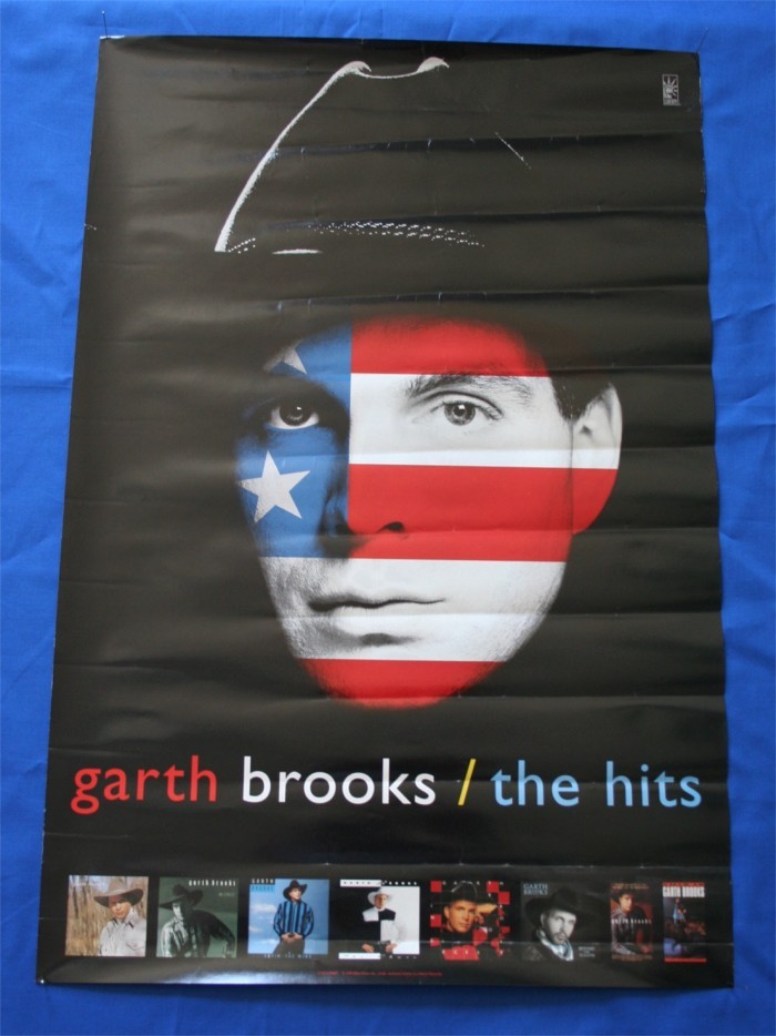 Garth Brooks - promo poster "The Hits"