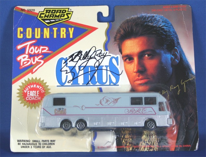 Billy Ray Cyrus - autographed tour bus