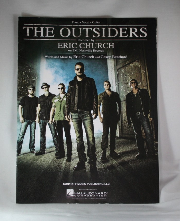 Eric Church - sheet music "The Outsiders"