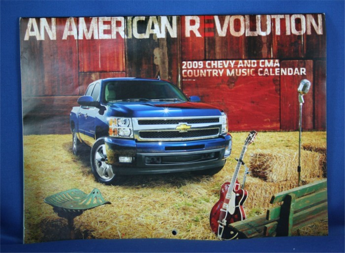 CMA - 2009 Chevy & CMA Country Music Calendar