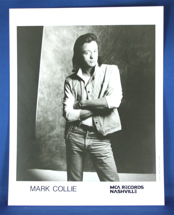 Mark Collie - 8x10 black & white photograph with arms crossed