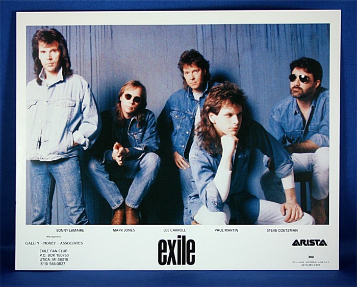 Exile - 8x10 color photograph on blue backdrop