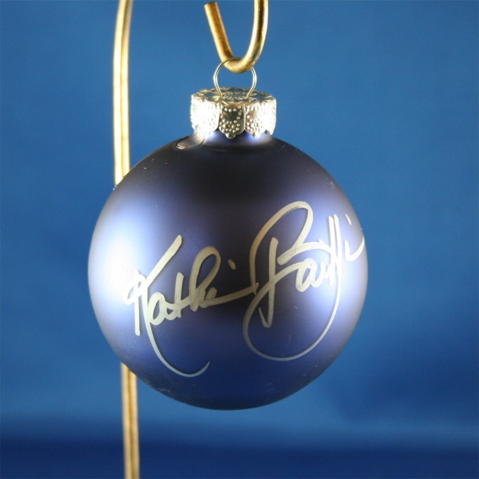 FFF Charities - Kathie Baillie - blue Christmas ornament #2