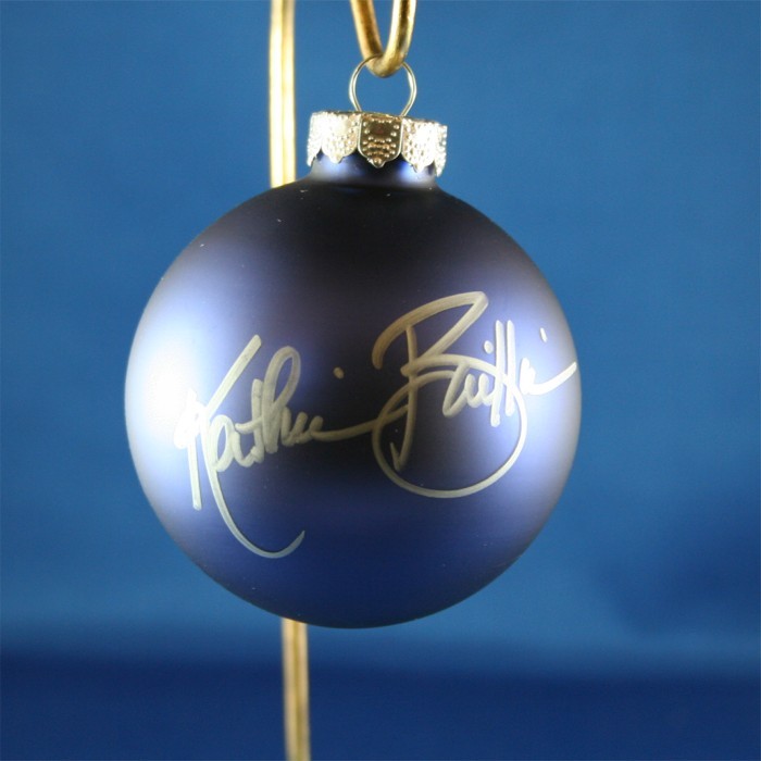 FFF Charities - Kathie Baillie - blue Christmas ornament #4