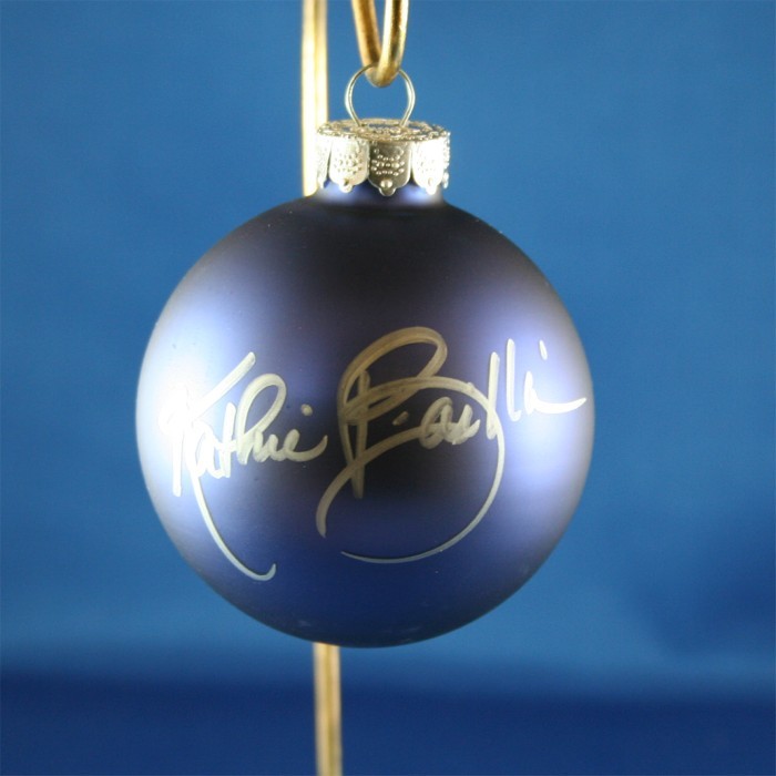 FFF Charities - Kathie Baillie - blue Christmas ornament #8