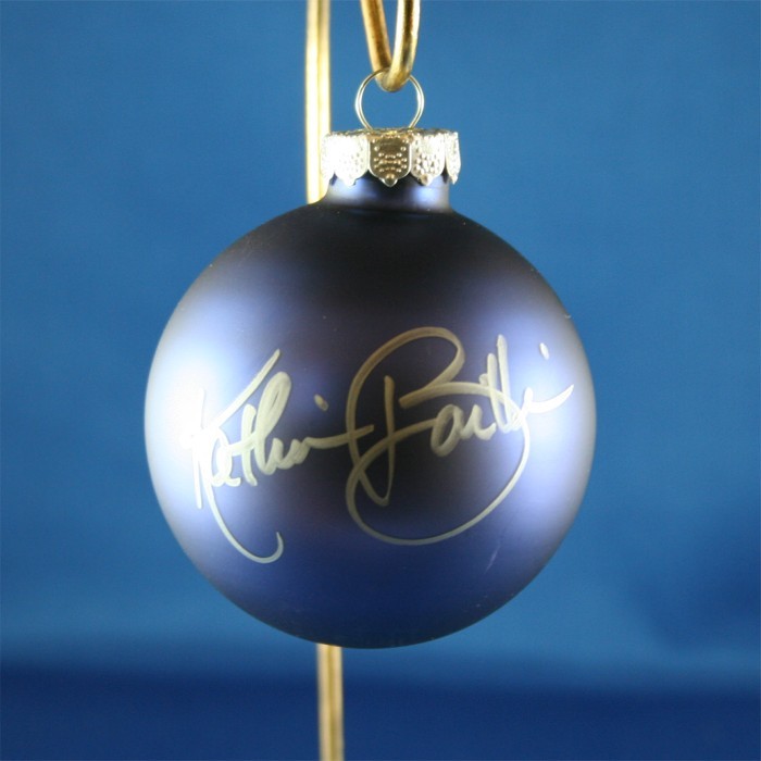 FFF Charities - Kathie Baillie - blue Christmas ornament #9