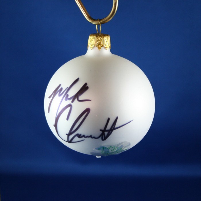 FFF Charities - Mark Chesnutt - white  Christmas ornament #3