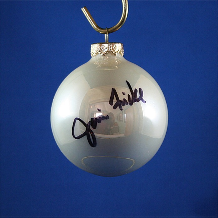 FFF Charities - Janie Frickie - white Christmas ornament #9