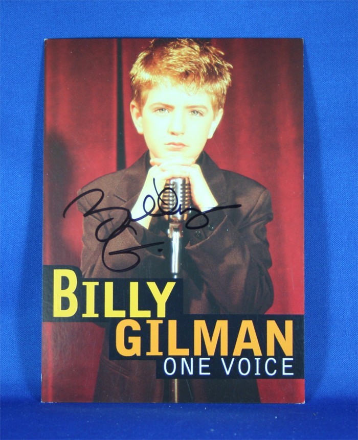 FFF Charities - Billy Gilman - promotional card "One Voice"