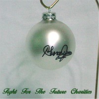 FFF Charities - George Jones - white Christmas ornament #1