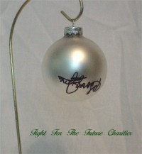 FFF Charities - George Jones - White Christmas Ornament #5