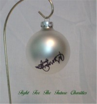 FFF Charities - George Jones - White Christmas Ornament #7