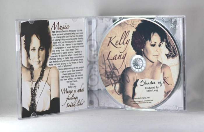 FFF Charities - Kelly Lang - autographed CD "Shades of K"