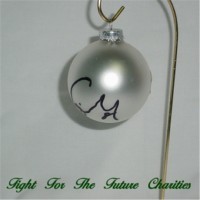FFF Charities - Craig Morgan - silver Christmas ornament #4