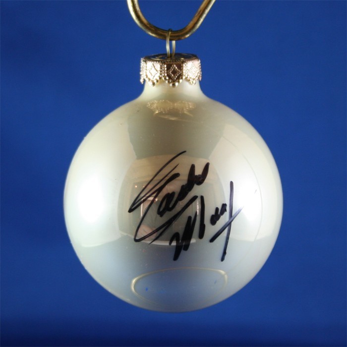 FFF Charities - Eddie Money - white Christmas ornament #8