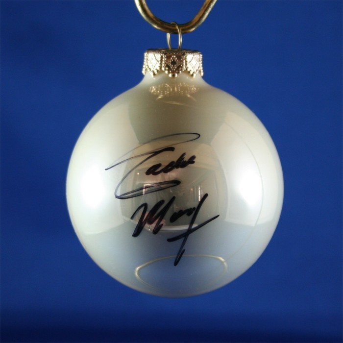 FFF Charities - Eddie Money - white Christmas ornament #9