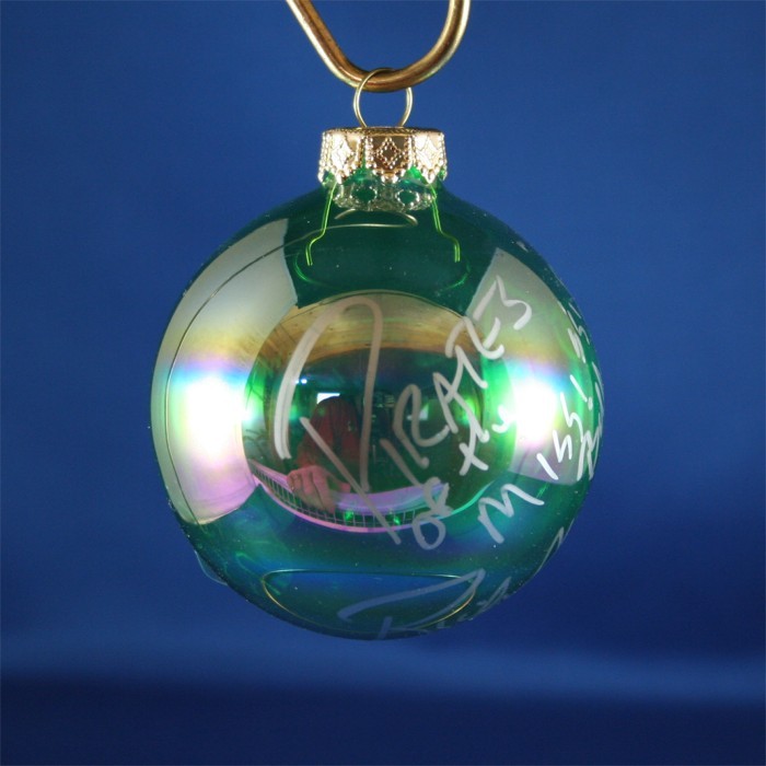FFF Charities - Pirates of the Mississippi - clear green ornament #2