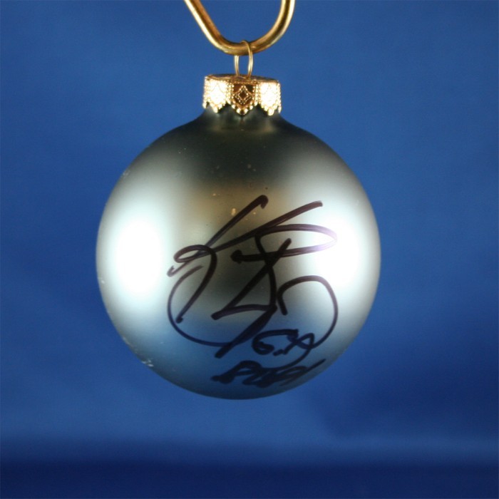 FFF Charities - Kevin Sharp - blue Christmas ornament #6