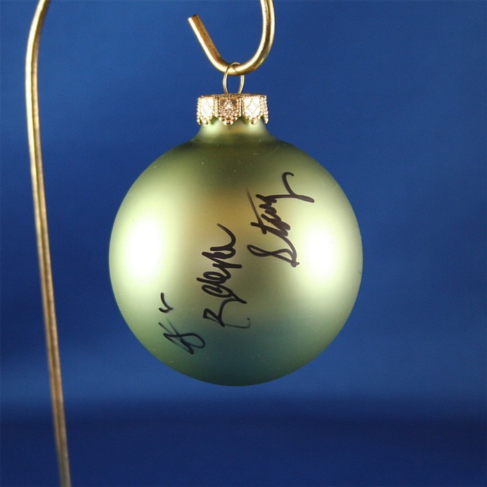 FFF Charities - Dr. Ralph Stanley & Ralph II - green Christmas ornament #2