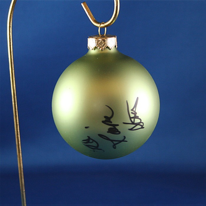 FFF Charities - Dr. Ralph Stanley & Ralph II - green Christmas ornament #4