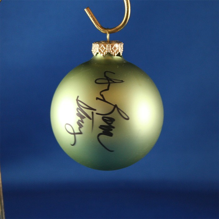 FFF Charities - Dr. Ralph Stanley & Ralph II - green Christmas ornament #6
