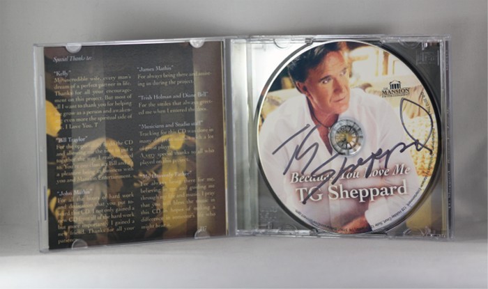 FFF Charities - TG Sheppard - autographed cd "Because You Love Me"