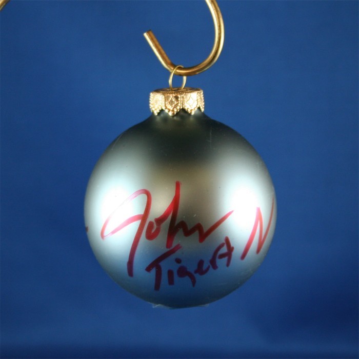 FFF Charities - John Tigert - blue Christmas ornament #2