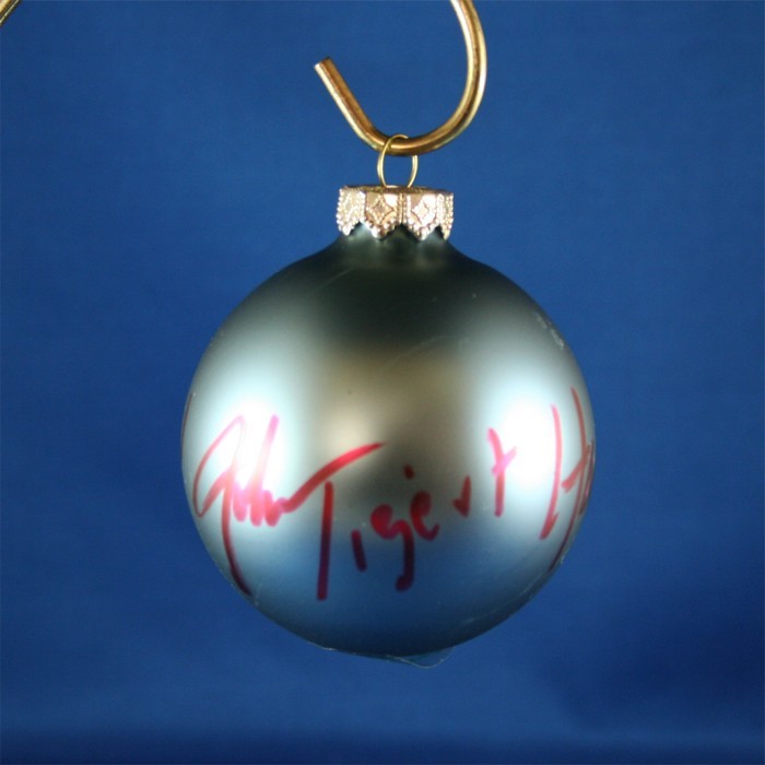 FFF Charities - John Tigert - blue Christmas ornament #3