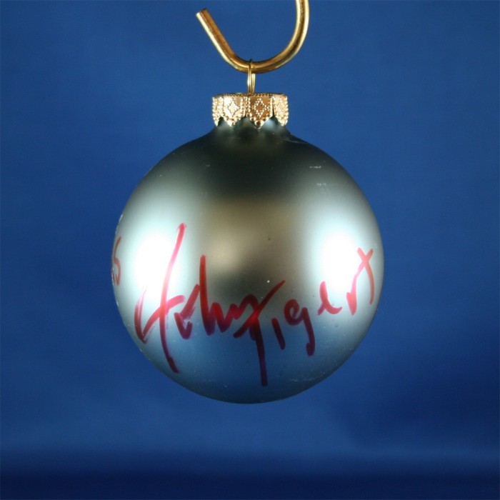 FFF Charities - John Tigert - blue Christmas ornament #6