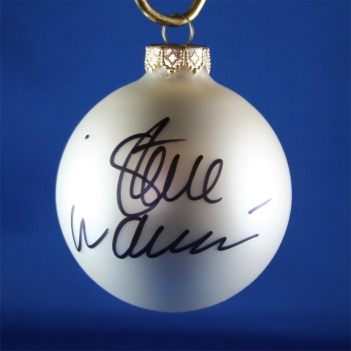 FFF Charities - Steve Wariner - white Christmas ornament #2