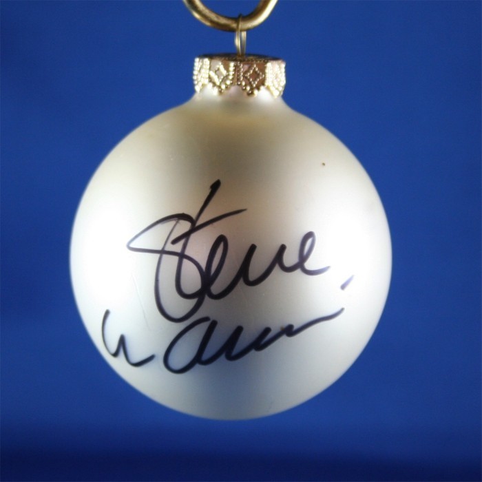 FFF Charities - Steve Wariner - white Christmas ornament #3