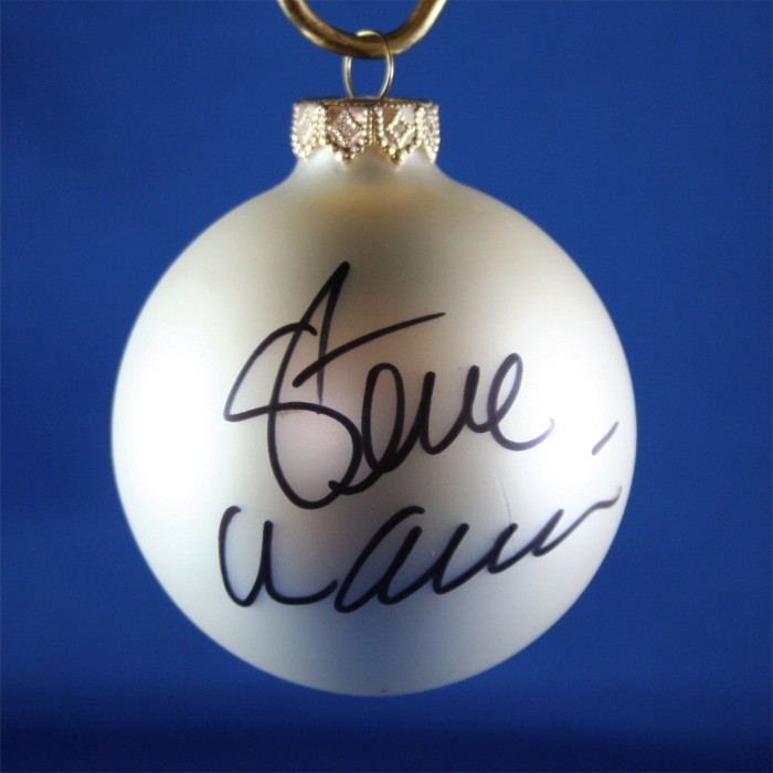 FFF Charities - Steve Wariner - white Christmas ornament #4