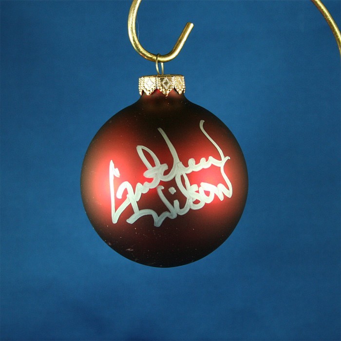 FFF Charities - Gretchen Wilson - red Christmas ornament #4