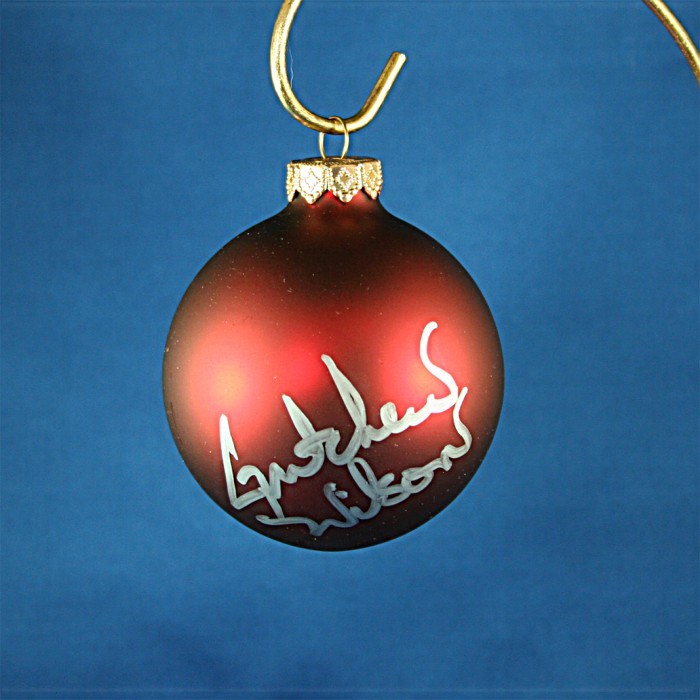 FFF Charities - Gretchen Wilson - red Christmas ornament #10