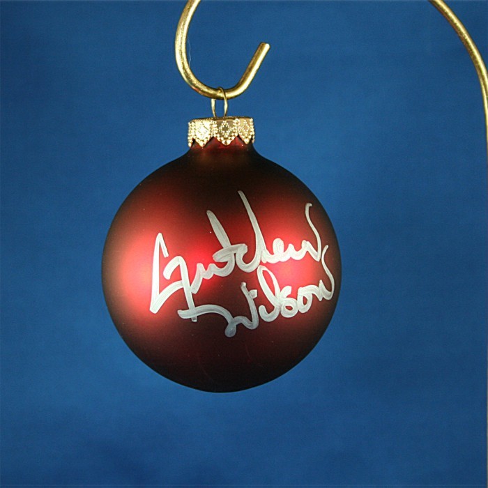 FFF Charities - Gretchen Wilson - red Christmas ornament #12