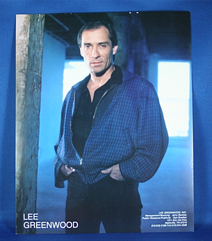 Lee Greenwood - 8x10 color photograph blue jacket