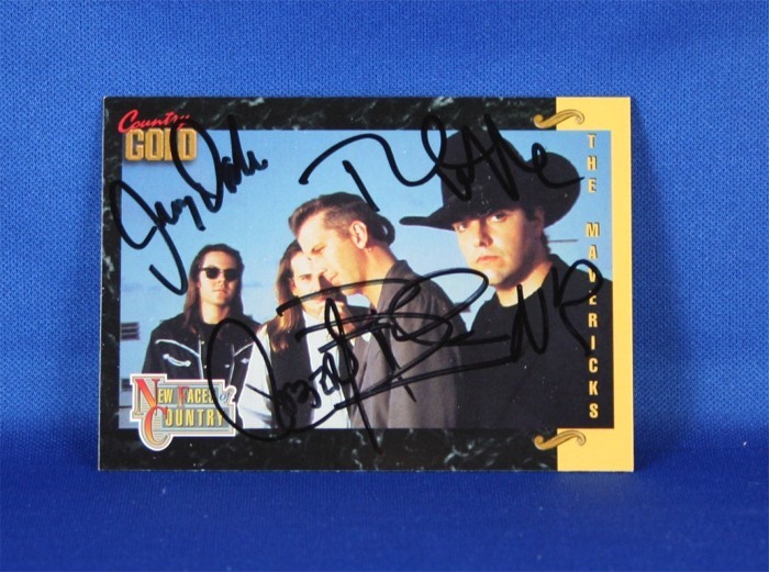 Mavericks - autographed 1993 Country Gold trading card #1