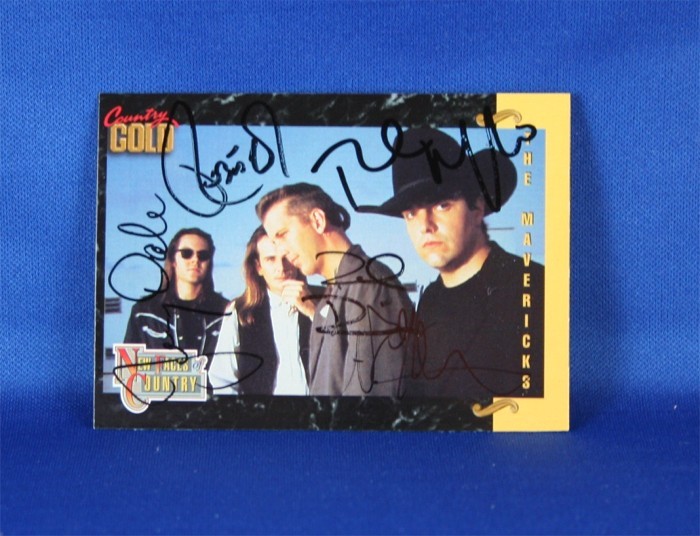 Mavericks - autographed 1993 Country Gold trading card #2