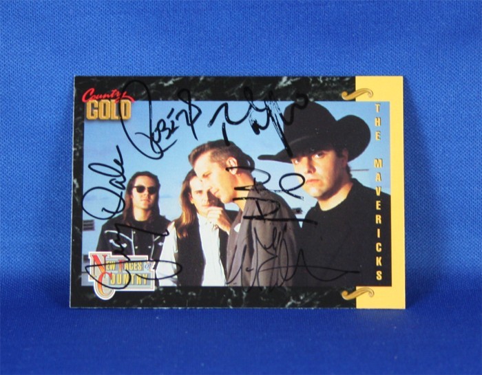 Mavericks - autographed 1993 Country Gold trading card #3