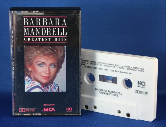 Barbara Mandrell - cassette "Greatest Hits"