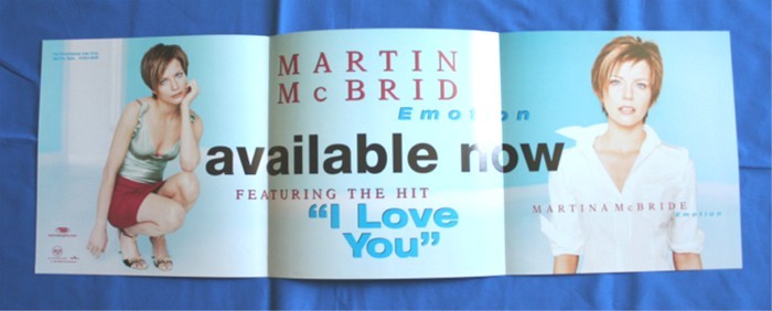 Martina McBride - promo locker poster "Emotion"