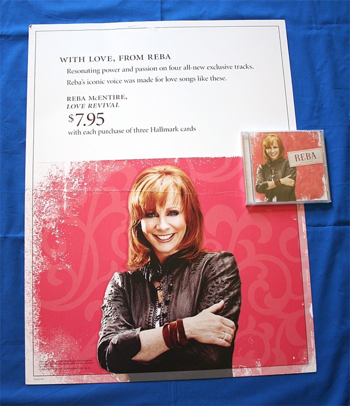 Reba McEntire - CD "Love Revival" with vertical promotional poster
